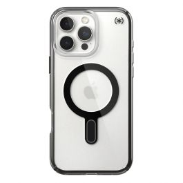 Speck Presidio + ClickLock tok iPhone 16 Pro Max-tok — Átlátszó/Matt Fekete