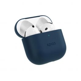 Epico – AirPods 4 Szilikon tok - sötétkék