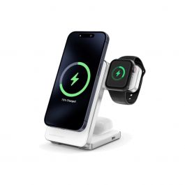 Mobile Origin – Qi2 CompactStand 3in1 - fehér