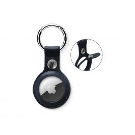 iSTYLE - Bőr tok AirTag-hez - Kék