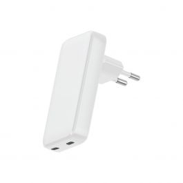 Dviced – Hálózati töltő 45W GaN - 2 db USB-C - fehér