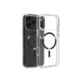 Dviced MagSafe iPhone 17 Pro Max átlátszó tok - Fekete