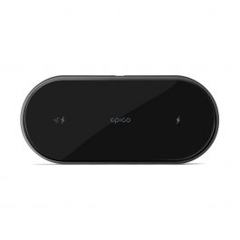 EPICO — Ultraslim Dual vezetéknélküli töltőpad + 18W gyorstöltő