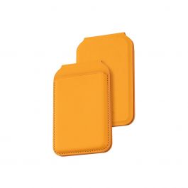 Dviced – Magsafe összecsukható bőr kártyatartó - narancssárga