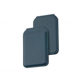 Dviced – Magsafe összecsukható bőr kártyatartó - kék