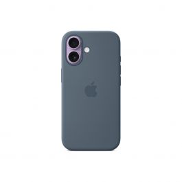 MagSafe-rögzítésű iPhone 17-szilikontok – acélkék