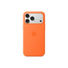 MagSafe-rögzítésű iPhone 17 Pro Max-szilikontok – narancssárga