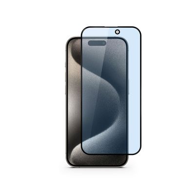 iSTYLE Comfort - iPhone 16 Plus modellhez - kékfényszűrős 3D kijelzővédővel