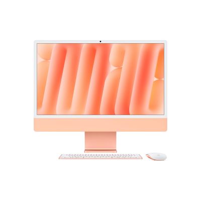 iMac 24” – M4 chip 8 magos CPU-val, 8 magos GPU-val, 16 GB egyesített memória, 256 GB - narancs