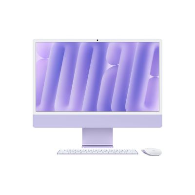 iMac 24” – M4 chip 8 magos CPU-val, 8 magos GPU-val, 16 GB egyesített memória, 256 GB - lila