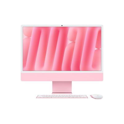 iMac 24” – M4 chip 8 magos CPU-val, 8 magos GPU-val, 16 GB egyesített memória, 256 GB - rózsaszín