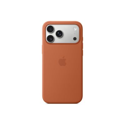 MagSafe-rögzítésű iPhone 17 Pro Max-szilikontok – terrakotta