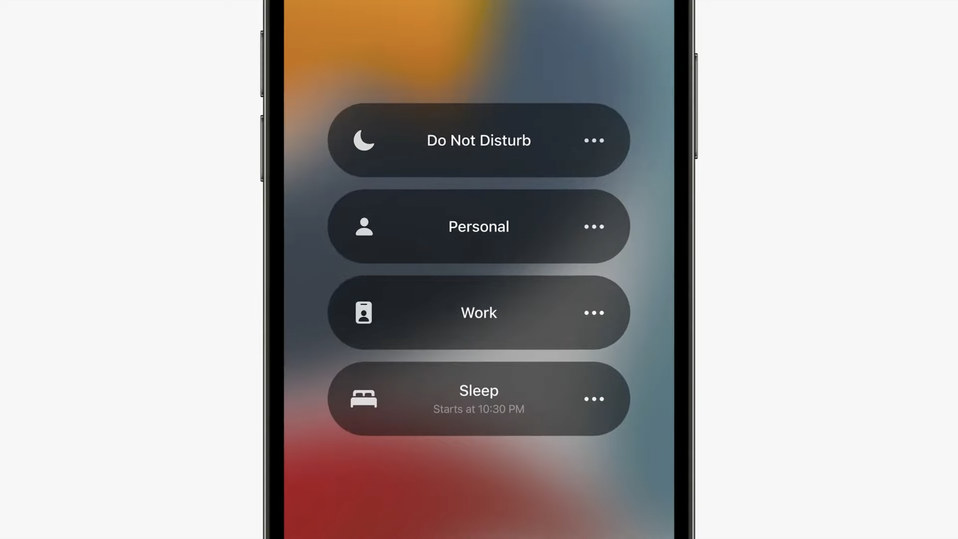 Fókusz funkció az iOS 15-ben