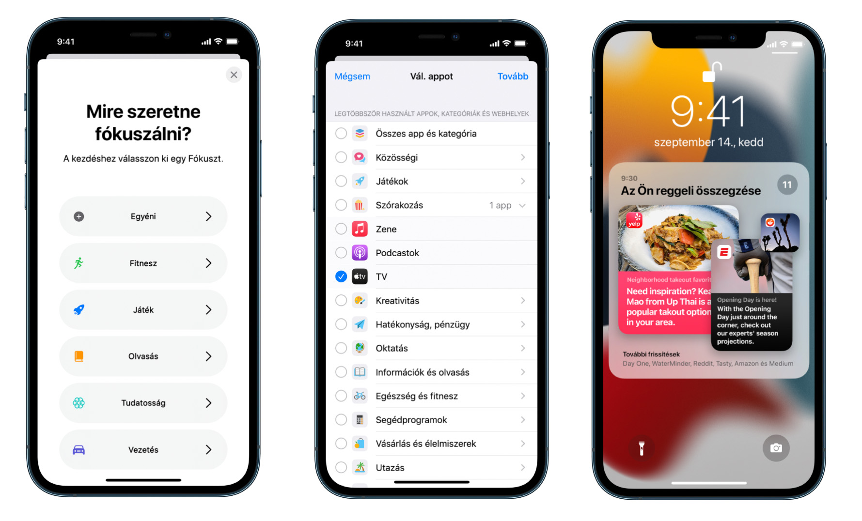 iOS 15 F&oacute;kusz funkci&oacute;