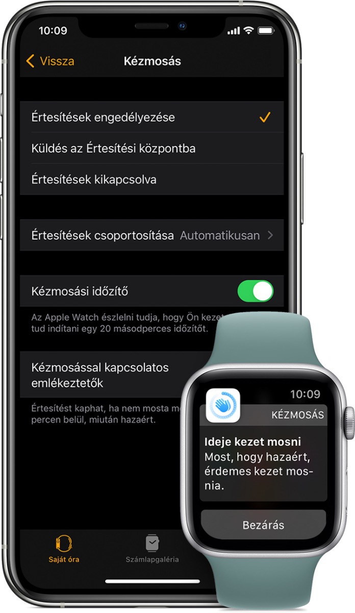 Apple Watch k&eacute;zmos&aacute;s