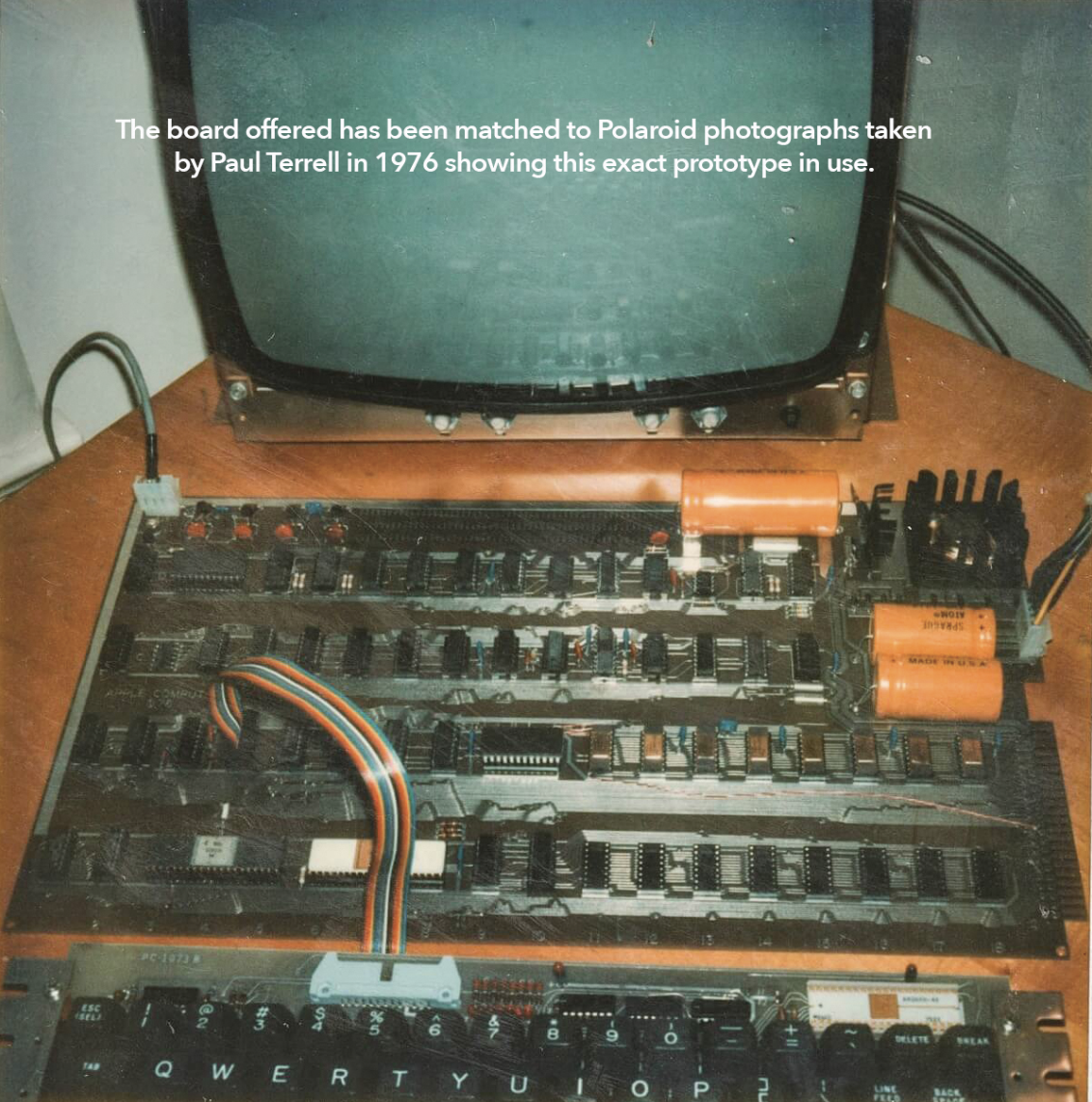 Az Apple I protot&iacute;pus f&eacute;nykor&aacute;ban