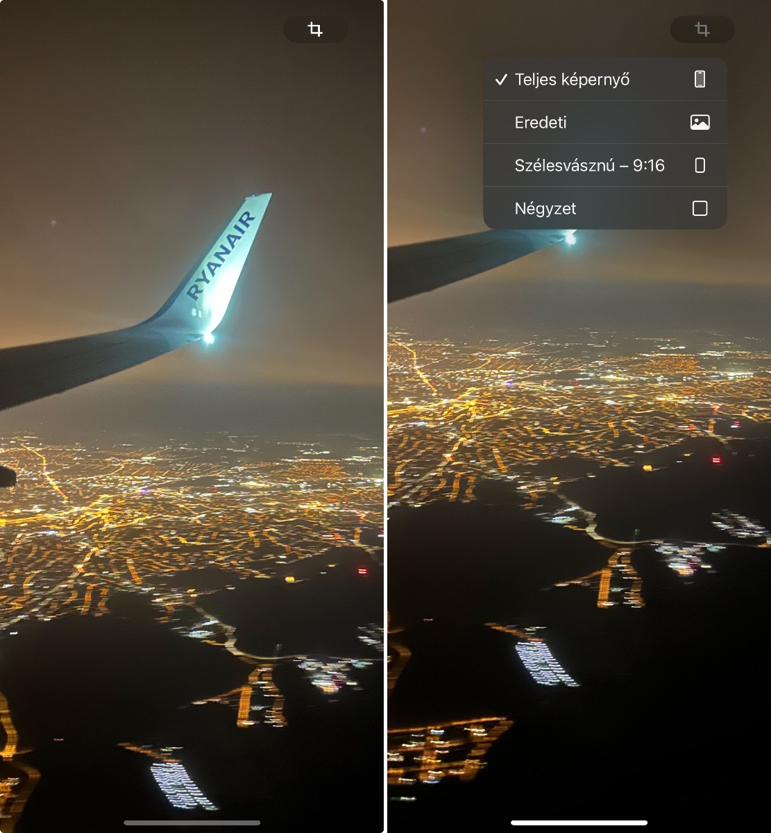 Gyors kivágás iPhone-on Gyors kivágás iPhone-on