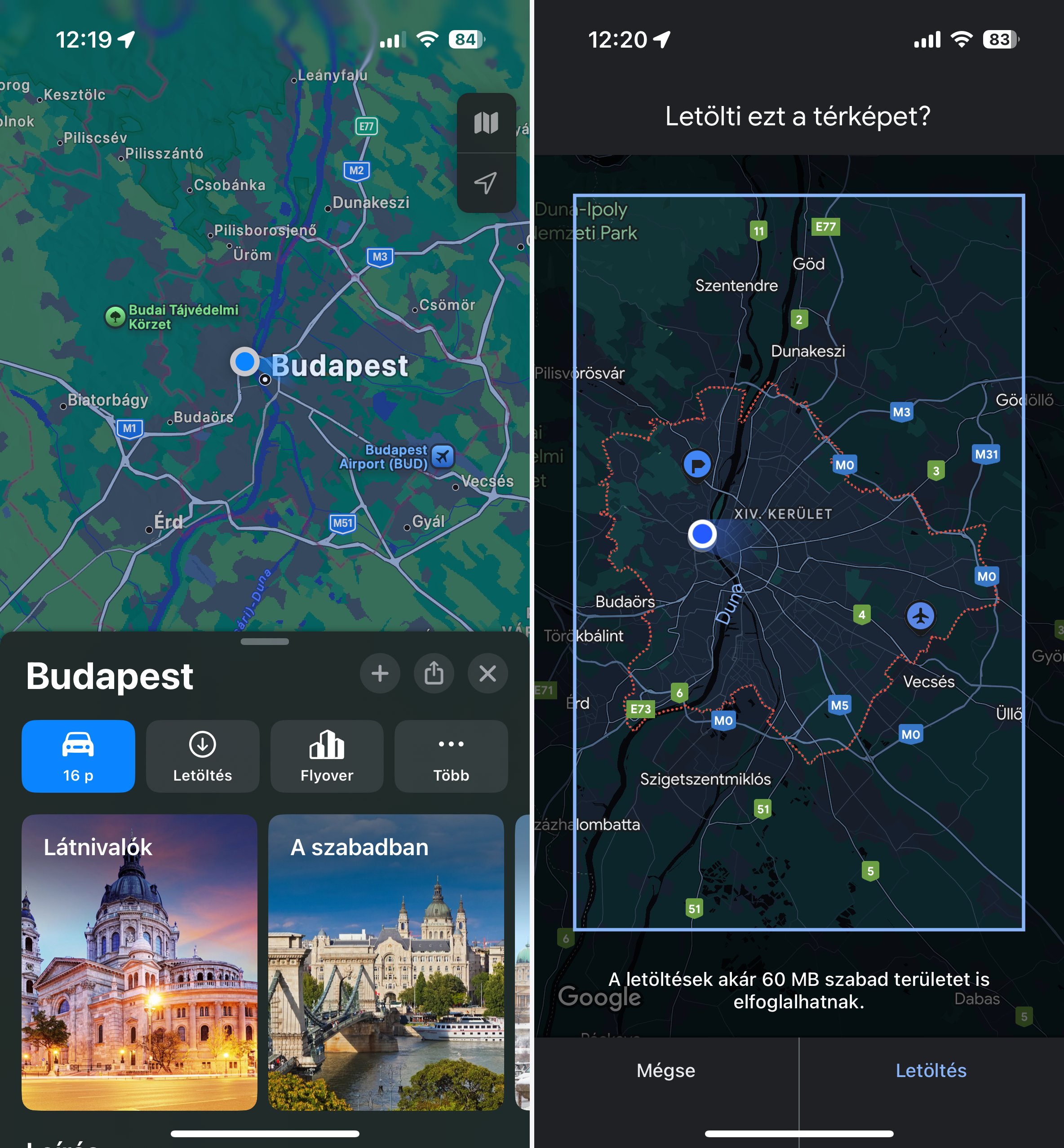 Offline térképek használata iPhone-on Offline térképek használata iPhone-on