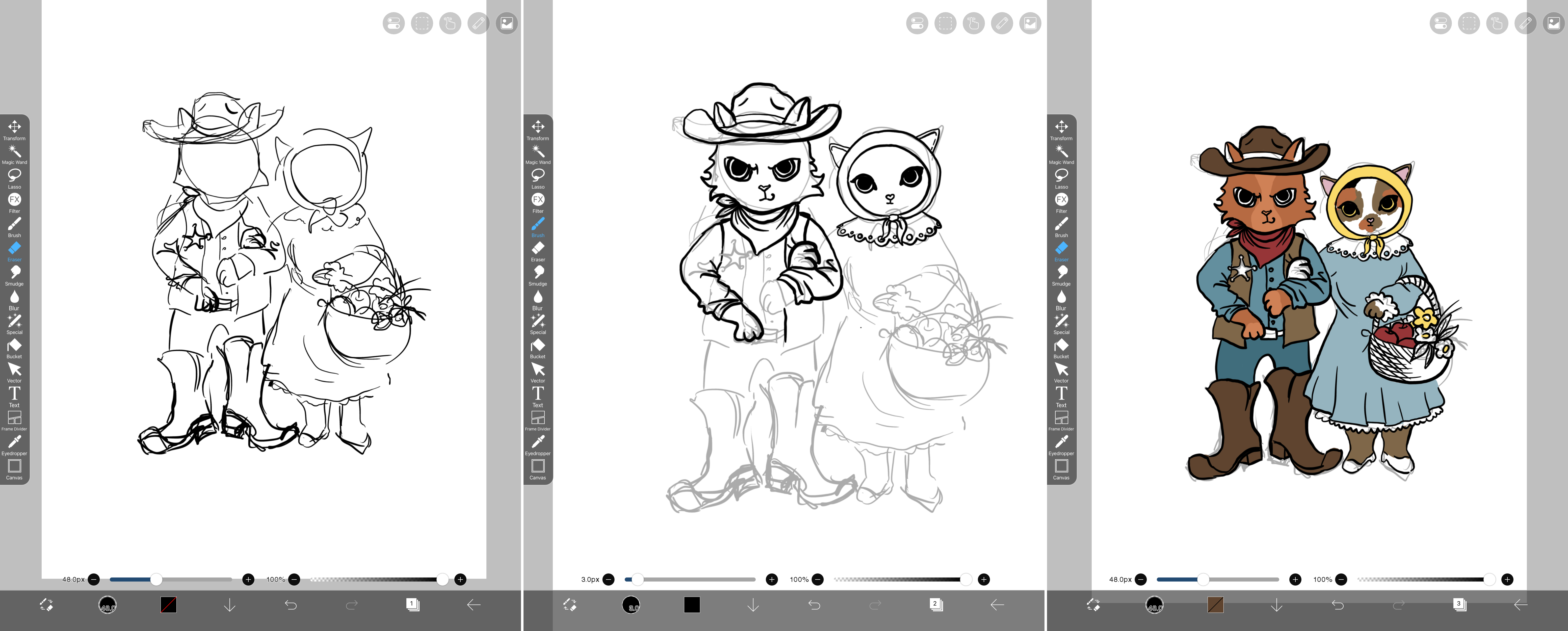 Rajzolás Apple Pencil Próval Rajzolás Apple Pencil Próval