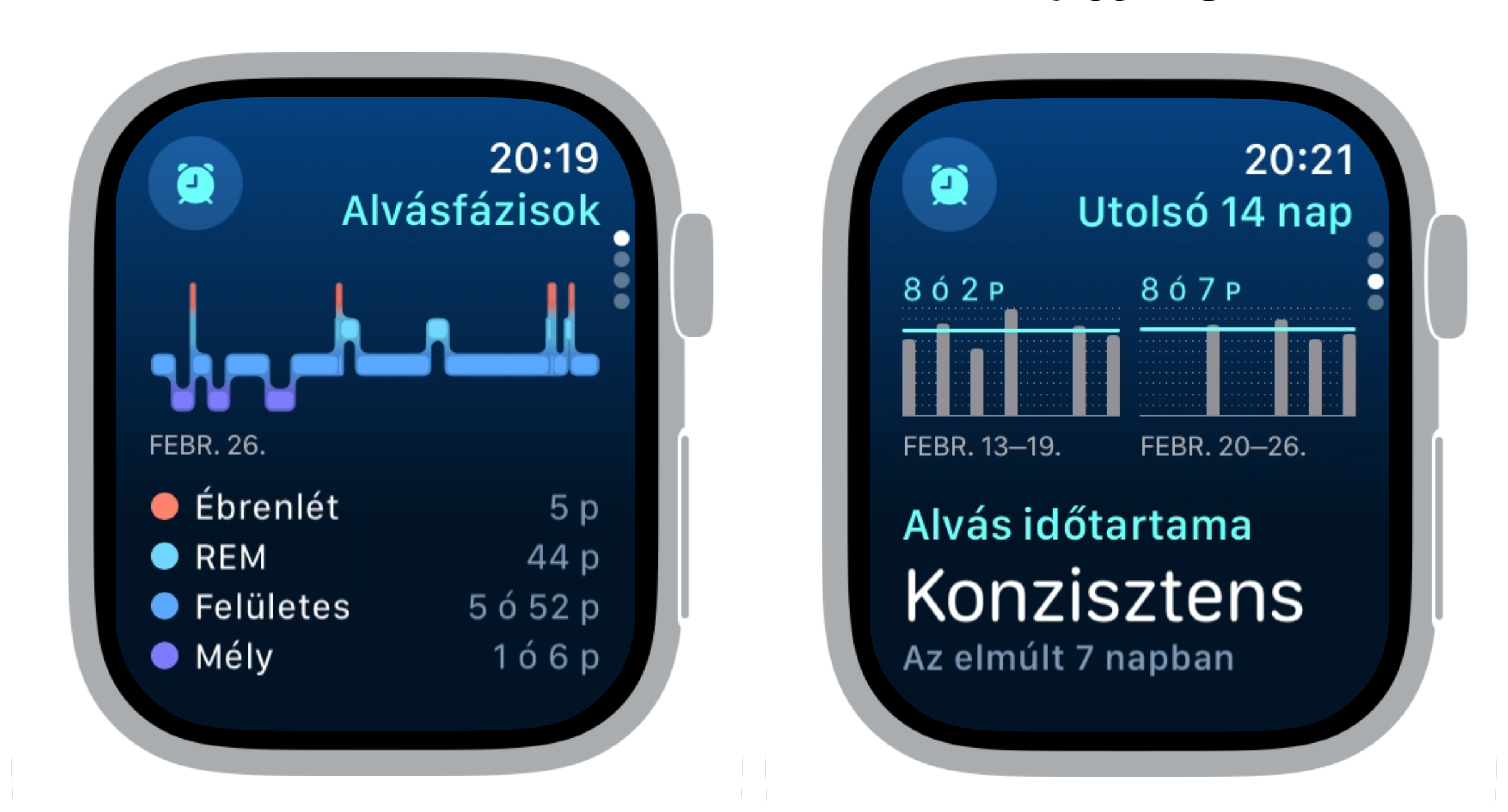 Alváskövetés Apple Watch segítségével Alváskövetés Apple Watch segítségével