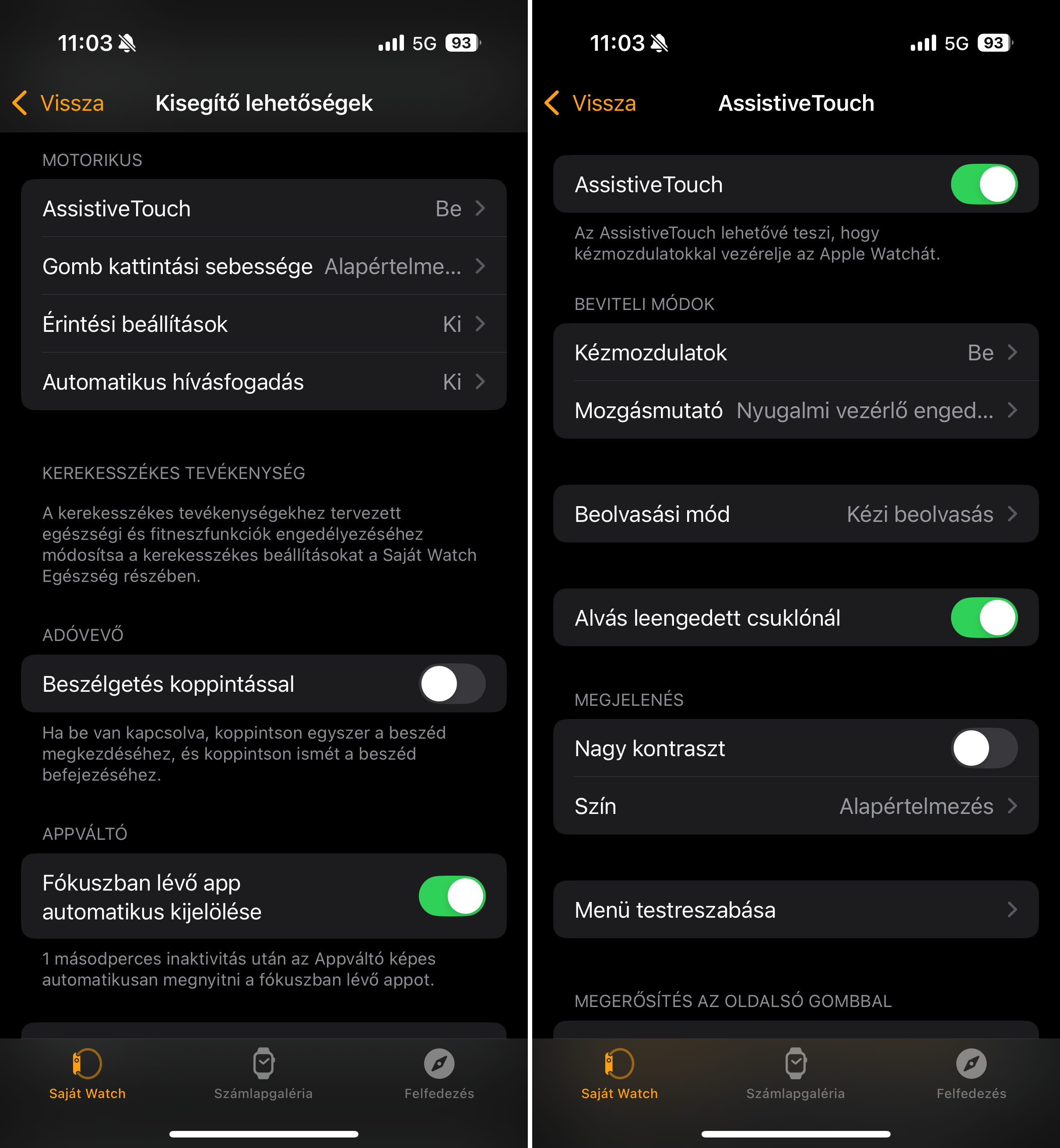 Assistive Touch bekapcsol&aacute;sa iPhone-on