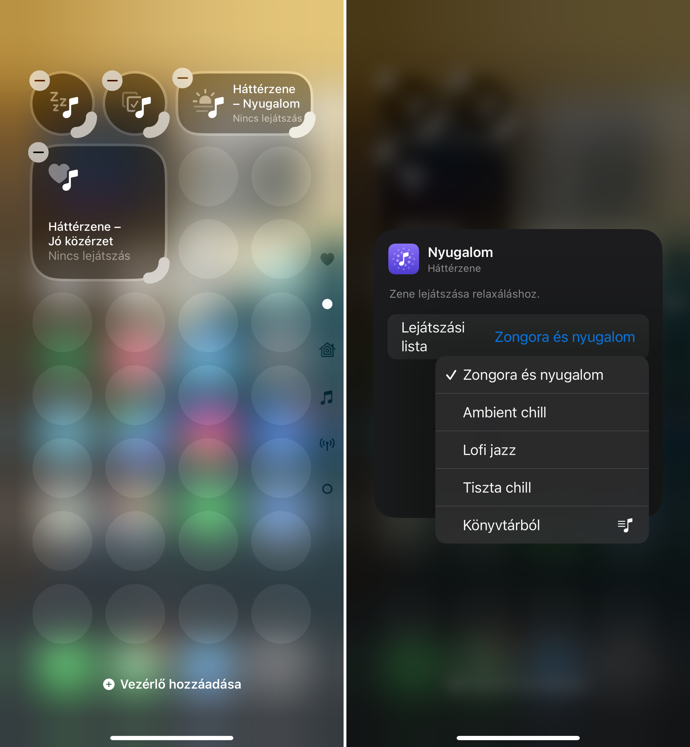 Háttérzene funkció iPhone-on Háttérzene funkció iPhone-on