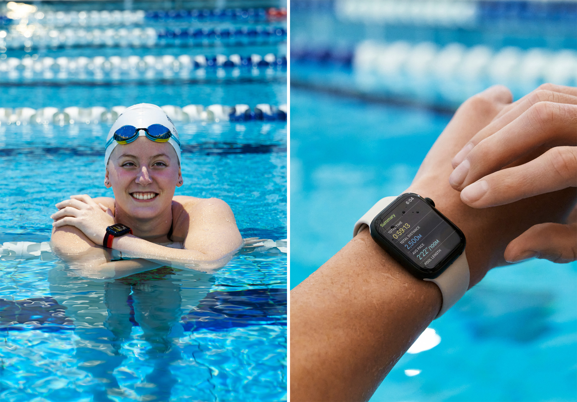 Úszóedzés Apple Watch-csal Úszóedzés Apple Watch-csal