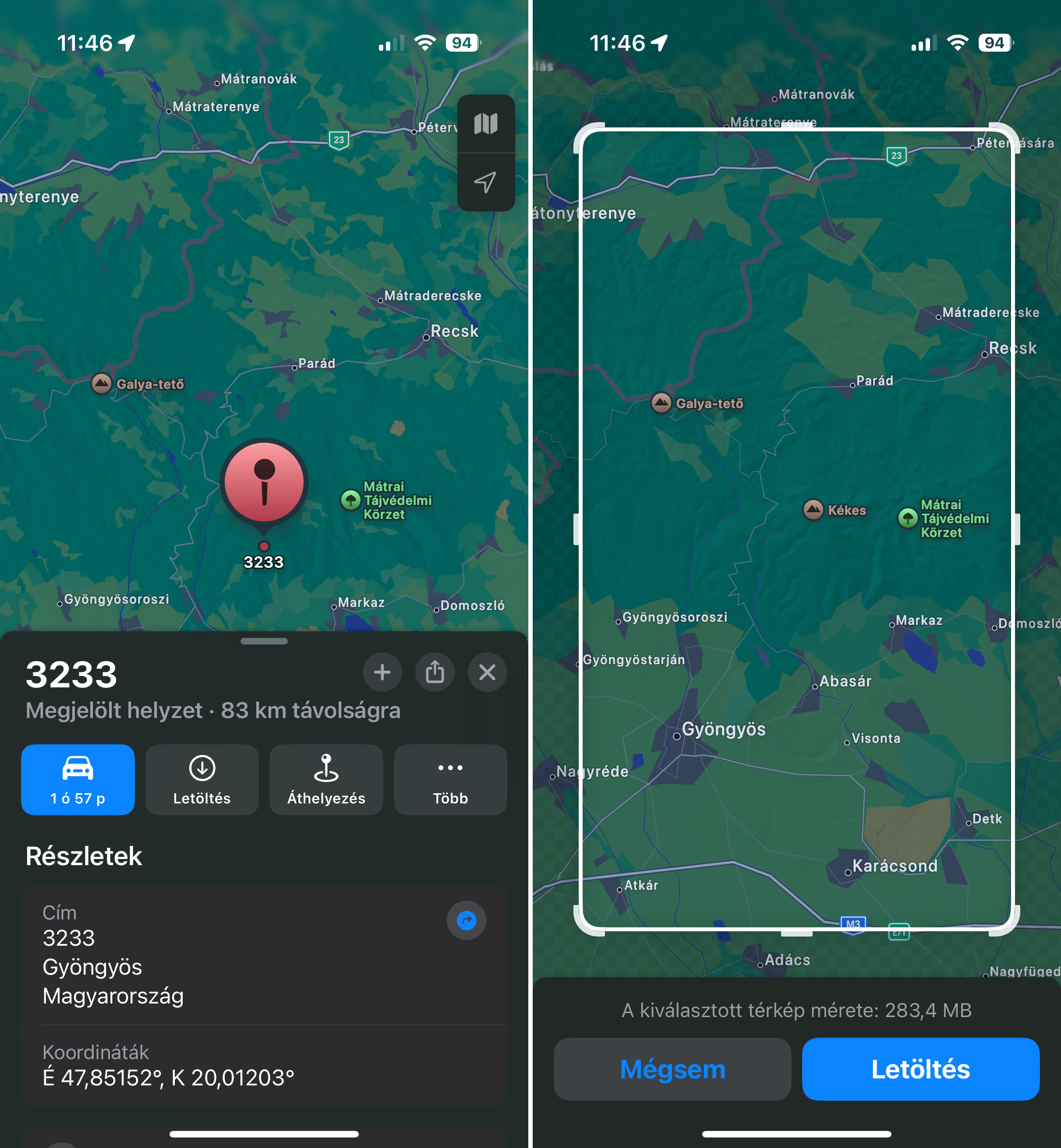 Offline térképek letöltése iPhone-on Offline térképek letöltése iPhone-on