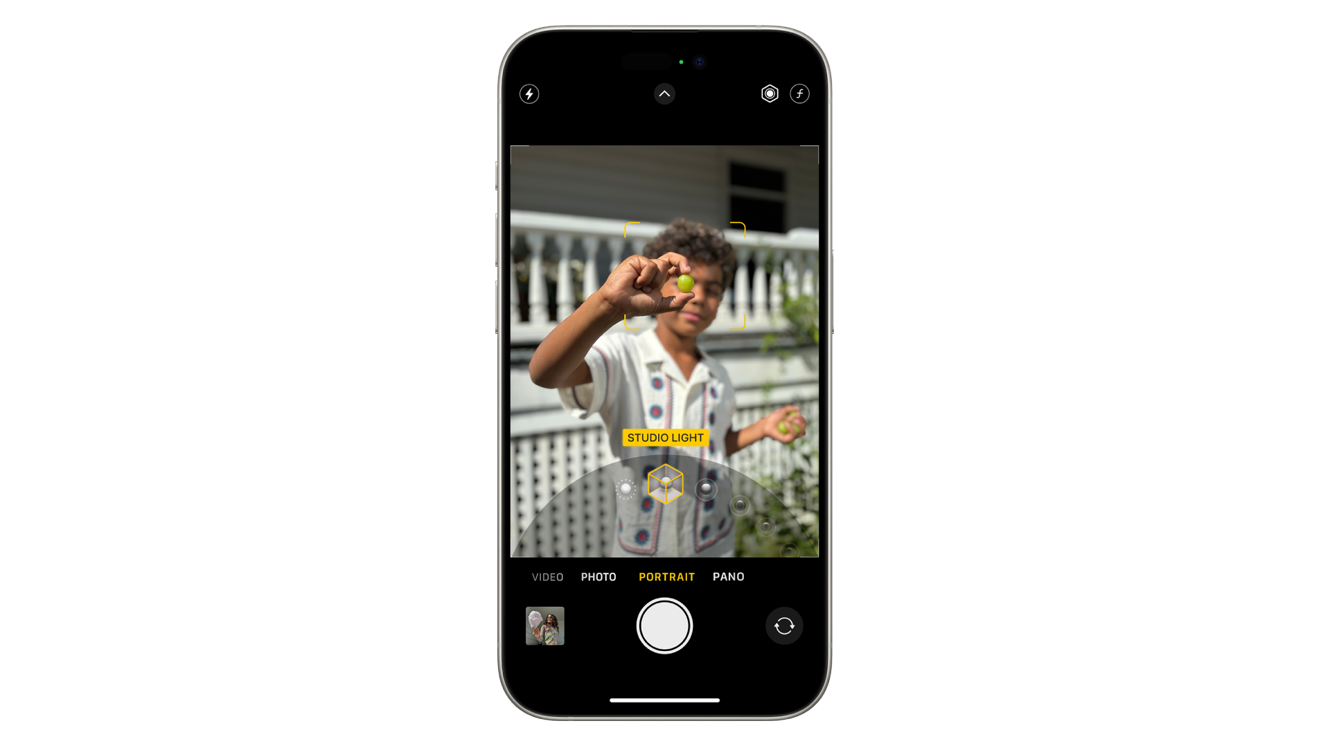 Portréfotók készítése iPhone-on Portréfotók készítése iPhone-on