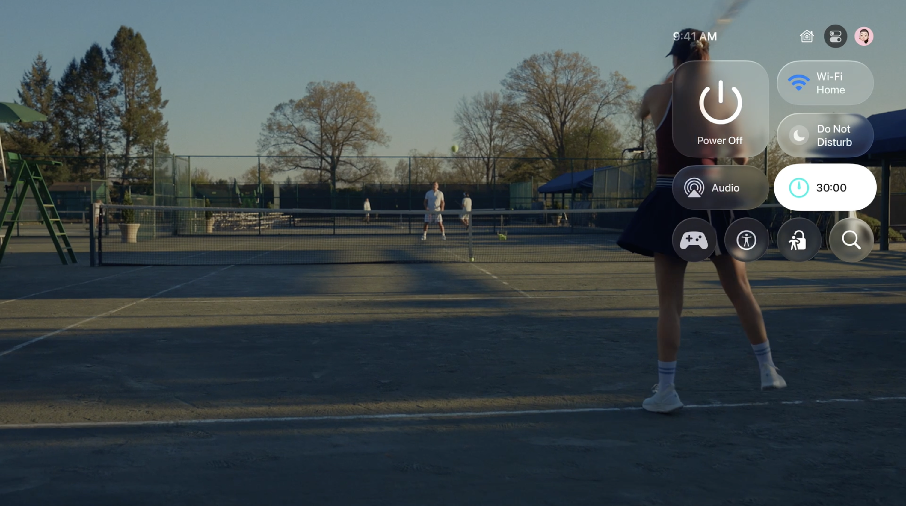 tvOS 26 Liquid Glass effekt tvOS 26 Liquid Glass effekt