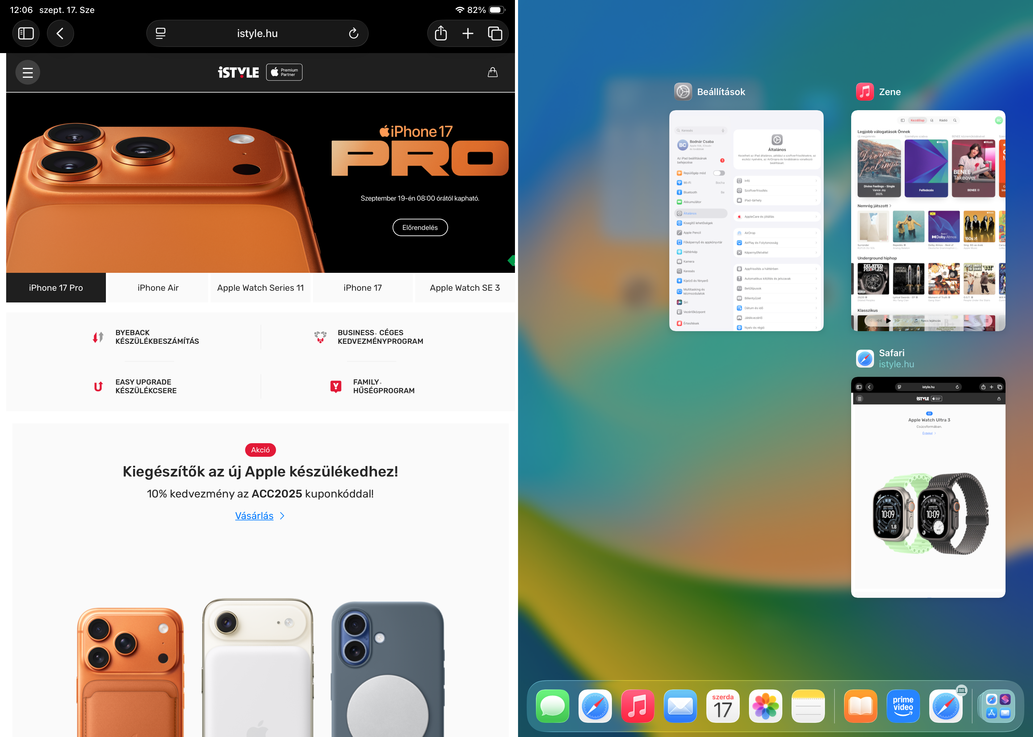 iPadOS 26 &uacute;j funkci&oacute;k list&aacute;ja